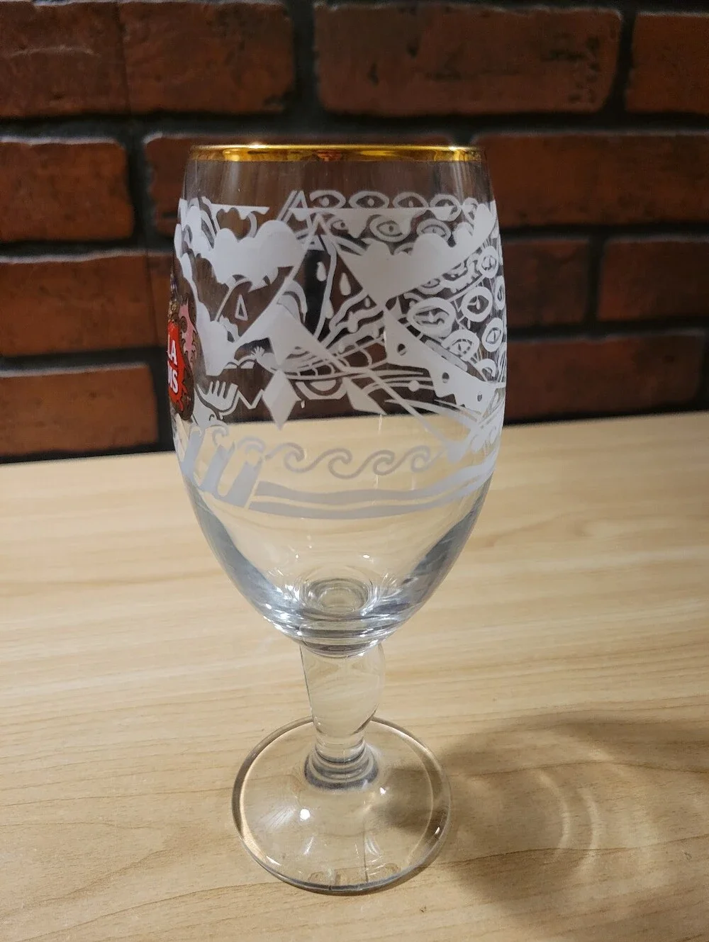 Stella Artois Aqua Water Peru Chalise Style Glass